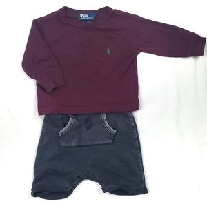 Unisex Ralph Lauren baby outfit